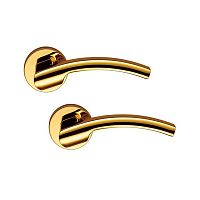 Ручки на розеті COLOMBO Olly LC61 (CD49BZGG-CD43G) полірована латунь